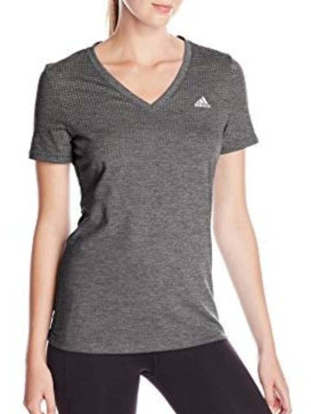 ADIDAS AEROKNIT CLIMACOOL V NECK T-SHIRT